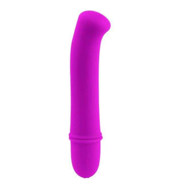 Vibratore Mini Antony in Silicone con 10 Modalità di Vibrazione Viola Elegante